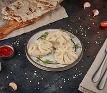 Хинкали с бараниной