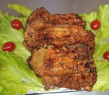 Шашлык из филе куриного бедра