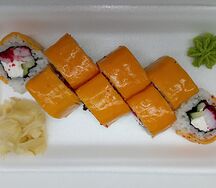 Роллы Чеддер с креветка