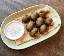 Шампиньоны на мангале и чесночный 200 гр