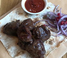 Шашлык из бараньей мякоти