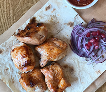 Шашлык из куриной грудки в маринаде из томатов 180 гр