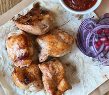 Шашлык из куриного бедра