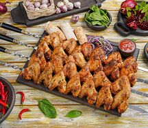 Набор шашлыков из куриных крылышек