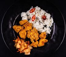 Комбо Стрипсы и рис