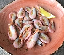 Креветки отварные