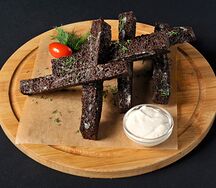 Гренки чесночные