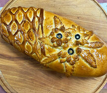 Кулебяка с рыбой