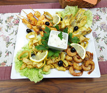 Рыбное ассорти на гриле