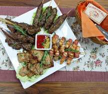 Мясное ассорти на гриле