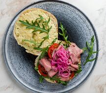 Сицилийский бургер Ростбиф