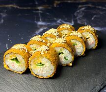 Маки темпура с крабом
