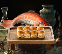 Запеченный ролл Сяке кунсей 2.0