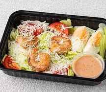 Салат Цезарь с креветкой