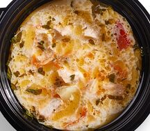 Сырный супчик с фрикадельками из куриного филе с овощами