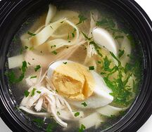 Лапша из домашней курочки