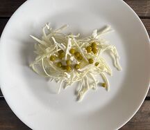 Капуста, горошек