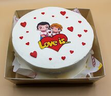 Бенто-торт Love is