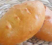 Пирожок печень и картошка