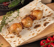Мини-картофель на мангале
