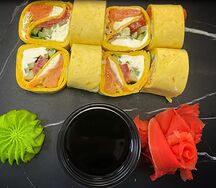 Тортилья с лососем