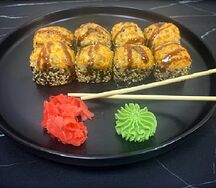 Запечённый лосось микс