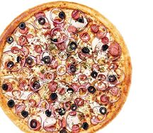 С курицей и колбасками M