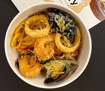 С морепродуктами