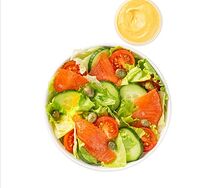 Салат с лососем