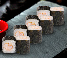 Маки с креветкой