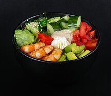 Поке с креветками