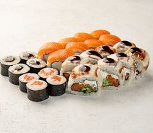 Сет с лососем и угрем