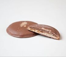 Овсяное печенье с карамелью