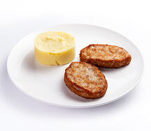 Котлеты куриные с картофельным пюре