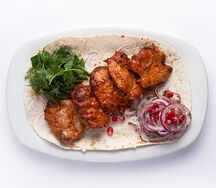 Куриное бедро на мангале