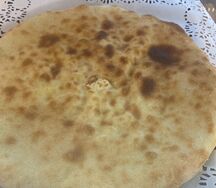 Осетинский пирог курица и грибы