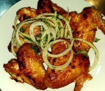 Шашлык из куриных крылышек