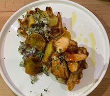 Вафля с курицей