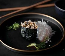 Фуд Мидии Спайси гункан