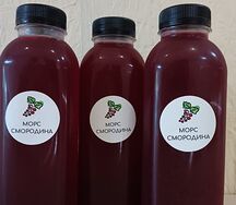 Морс из смородины собственного приготовления