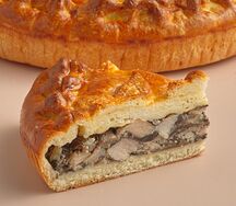Пирог с курицей и грибами (порция)