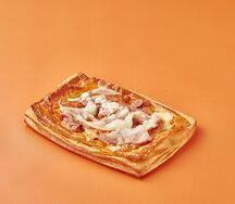 Флэт с беконом и моцареллой