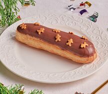Новогодний Эклер шоколадный