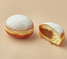 Пончик с вареной сгущенкой