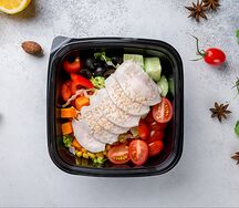 Салат с курицей 