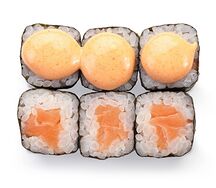 Маки-ролл Спайси с лососем