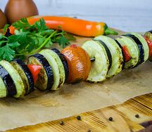 Овощи на углях