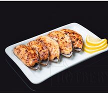 Запеченные мидии 5 шт