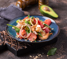 Салат с морепродуктами