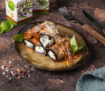 Рулетики из баклажанов